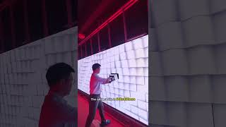 Giant LED Video Wall leddisplay largedisplay led ledpanel hometech videowall smarthome [upl. by Aivat994]