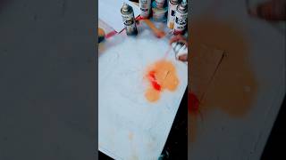 Spray paint art subscribe painting satisfying shorts viralvideo [upl. by Anrev619]