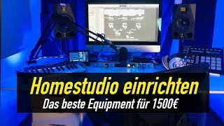 Homestudio einrichten für 1500€ 2021  abmischenlernende [upl. by Darius]