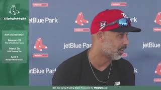 Alex Cora is Live from Red Sox Spring Training 2024 [upl. by Anderea]