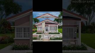 Exterior Design Elevations  3 Bedroom  70 SQM  753 SQFT  Bungalow House Design Shorts house [upl. by Cheyney730]