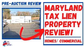 MARYLAND TAX LIEN ONLINE AUCTION REVIEW COMMERCIAL HOMES amp LAND [upl. by Etterraj733]