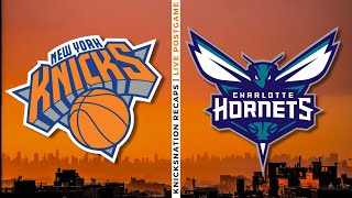 Knicks VS Hornets  PreSeason POSTGAME Show [upl. by Johnnie]