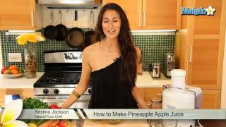 How to Make Pineapple Apple Juice [upl. by Aniala305]