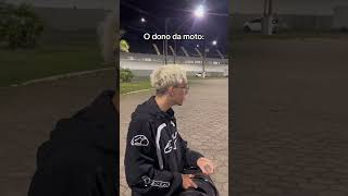 Ensinando andar de moto hornetvida mt03 viralvideo foryou yamaha honda mt03brasil [upl. by Ahcsropal]