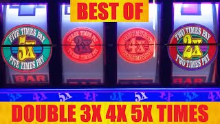 JACKPOT HANDPAY BIG WINS BEST OF DOUBLE 3X 4X 5X TIMES PAY [upl. by Aeniah]