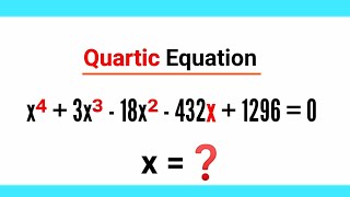 Quartic Equation can you solve for x❓  Fun Geometry Problem  math maths  geometry [upl. by Etolas224]