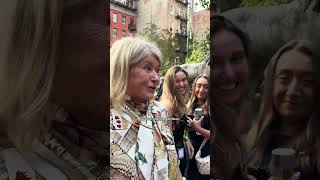 Martha Stewart at New York Fashion Week [upl. by Meggs]