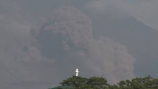 Mayon volcanos Christmas eve ash explosions and lava cascades [upl. by Erhart830]