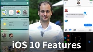 iOS 10 für iPhone amp iPad ist da 5 Funktionen vorgestellt deutsch [upl. by Casanova]