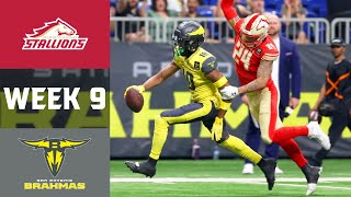 Birmingham Stallions vs San Antonio Brahmas  UFL Week 9 Highlights [upl. by Essej466]