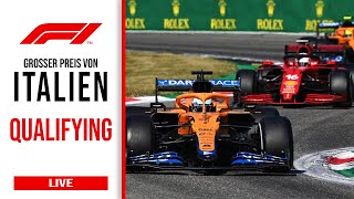 Großer Preis von Italien Das Qualifying  Formel 1 Live Watchparty Livetiming [upl. by Townshend]