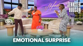 Jennifer Hudson Helps a Son Pull Off an Epic Surprise for His Amazing Mom [upl. by Breh]