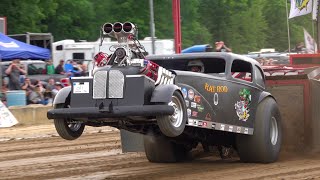 Truck Pull 2022 Super Modified 2wd trucks Dragway 42 West Salem OH [upl. by Ecarret]