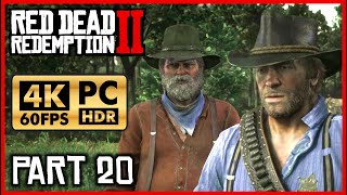 RED DEAD REDEMPTION 2 PC 4K 60FPS HDR Walkthrough Part 29  Chapter 3 Clemens Point [upl. by Lammond]