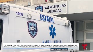 Difícil para paramédicos atender emergencias con prontitud ante falta de personal [upl. by Atiral]