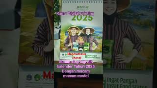 Menyambut tahun baru 2025 ready kalender mejareelsvideo digitalprinting kalender2025 [upl. by Macswan]