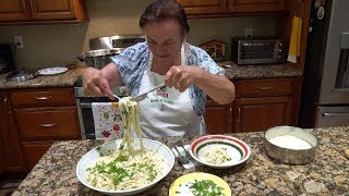 Italian Grandma Makes Fettuccine Alfredo [upl. by Corwin]