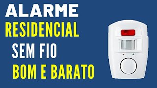 Alarme Residencial Sem fio com controle remoto Bom e Barato [upl. by Bender]