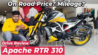 🔥புதிய Apache RTR 310 Better than KTM 390 வாங்கலாமா   On Road Price  Mileage amp Features [upl. by Adnaram]