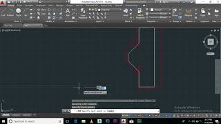 Locking Angles with Ortho and Polar Modes in AutoCad [upl. by Ashling642]