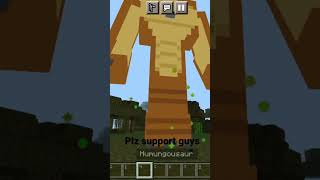 minecraft Ben 10 ultimatix ultimate humungousaur plz support me noobgamershorts ben10minecraftmod [upl. by Idissak94]