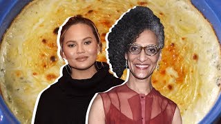 Chrissy Teigen Vs Carla Hall Whose Spinach Dip Is Better [upl. by Hildebrandt]