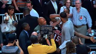 LeBron James Gets Videobombed by Chris Bosh and Mario Chalmers [upl. by Are]