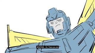 Transformers One  Sentinel Prime Attacks  Storyboard Animatic [upl. by Ecinej767]