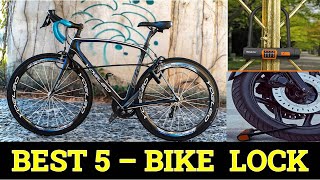 Top 5 Best Bike Lock in 2025 [upl. by Ahsa534]