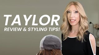 Stunning Taylor Wig Review  Human Hair Wig Styling amp Care [upl. by Cogn]