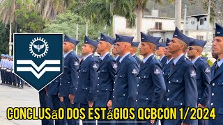 Formatura de Conclusão do Estágio de Cabo Temporário da Aeronáutica FAB QCBCON 12024 🇧🇷 [upl. by Mara]