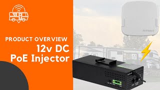 DC Power over Ethernet PoE Injector Overview [upl. by Rodrich]