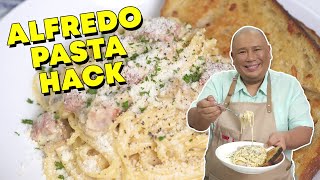 simpol Alfredo Pasta Recipe  SIMPOL  CHEF TATUNG [upl. by Drexler]