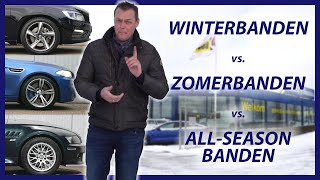 WINTERBANDEN vs ZOMERBANDEN vs ALLSEASON BANDEN  Autobedrijf Vossestein [upl. by Llednahc]