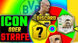 ICON ODER STRAFE beim UNGLÜCKSRAD  😵💀🏆 FIFA 22 Dortmund Karrieremodus Experiment [upl. by Adnwahsor]