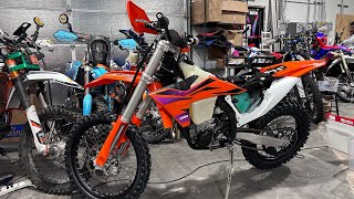 2024 KTM 450 XCFW FIRST LOOK [upl. by Claudette]