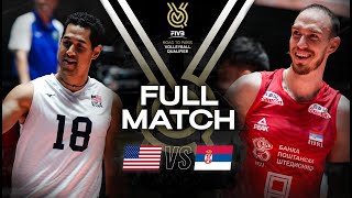 🇺🇸 USA vs 🇷🇸 SRB  Paris 2024 Olympic Qualification Tournament  Full Match  Volleyball [upl. by Wamsley]