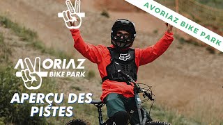 AVORIAZ BIKE PARK  APERÇU DES PISTES [upl. by Rickart805]