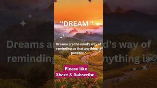 Motivational quotes Dream quotesmotivationmotivationalstatus youtubeshorts quotes [upl. by Elleirad]