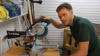 Makita LS0815FL Mitre Saw 110V Review [upl. by Kathlin]