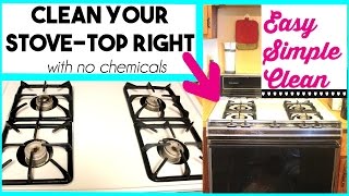 THE BEST STOVETOP CLEANER EVER  Vlogust 2015  Sensational Finds [upl. by Atnuahc]