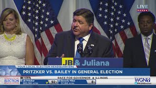 Full speech Gov JB Pritzker speaks on primary night [upl. by Gastineau581]