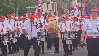 Larkhall Central Scotland Boyne celebrations 8th July 2023 [upl. by Eed]