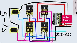 without Battery Solar Inverter to work H bridge  H bridge diagram [upl. by Liva]