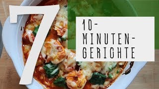 7 Rezeptideen für stressige Tage  Vegetarisch amp Kindgerecht [upl. by Junina]