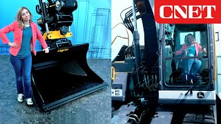 John Deere Is Going Fully Electric With Its New Excavator [upl. by Onahpets]