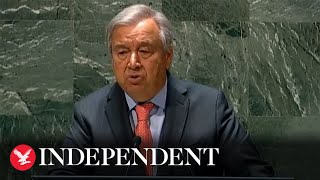 World is one miscalculation away from nuclear annihilation says UN chief [upl. by Ayotel]