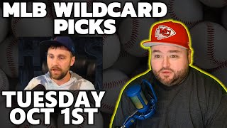 MLB Wildcard Picks with Kyle Kirms amp Toast  Tuesday October 1st [upl. by Brenda]