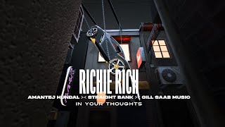 RICHIE RICH Video  Amantej Hundal ft Straight Bank  Gill Saab Music  New Punjabi Song 2024 [upl. by Fatma576]